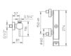 Thermostatic mixer Palazzani Kubik 312116 Contemporary / Modern