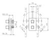 Built-in mixer Palazzani Click 372065 Contemporary / Modern