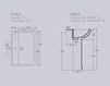 Wash basin pedestal Vitruvit Collection/dorian DORCO Contemporary / Modern