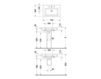 Wall mounted wash basin Duravit 2nd Floor 049170 00 00 Contemporary / Modern
