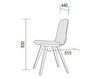 Chair DEBBY Dall’Agnese Spa Complementi CSE04433 Contemporary / Modern