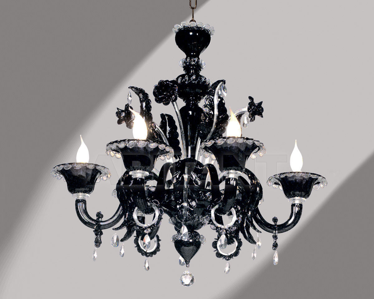 Buy Сhandelier Cavalliluce di Mirco Cavallin Venice 03L6 Nero