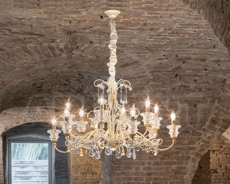 Buy Сhandelier Renzo del Ventisette & C. S.A.S Legno L 14148/12 White