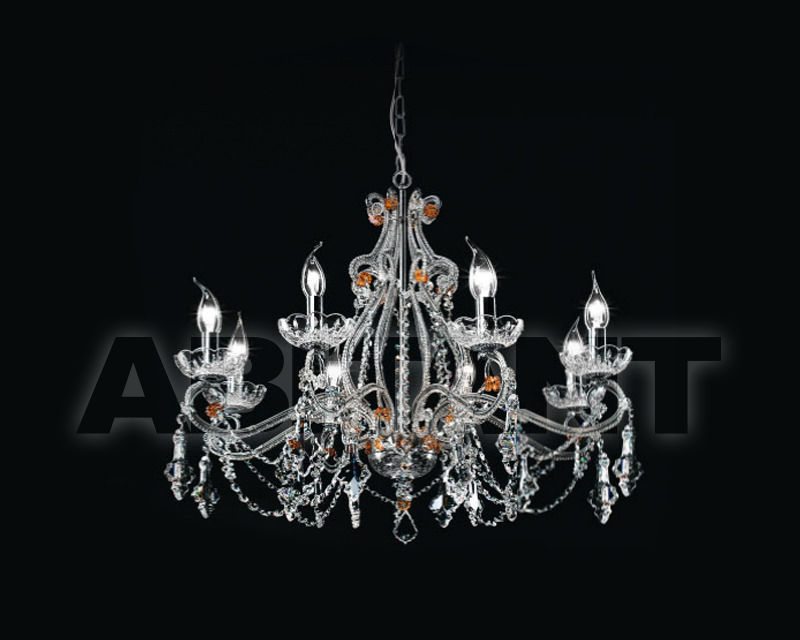 Сhandelier 14155/8 CR price on request Buy Сhandelier Renzo del Ventisette & C. S.A.S Cristalli 14155/8 CR