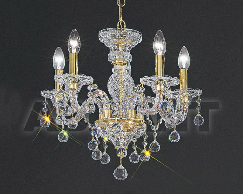 Buy Сhandelier Asfour Crystal Crystal 2013 CH 147/5 Gold Ball