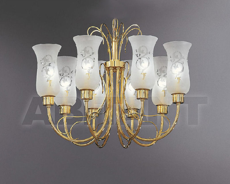 Сhandelier CH 2044/8 Gold GLASS SHADE price on request Buy Сhandelier Asfour Crystal Crystal 2013 CH 2044/8 Gold GLASS SHADE