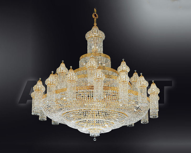 Buy Сhandelier Asfour Crystal Crystal 2013 CH 24+1 DOME Gold .Octagons1080