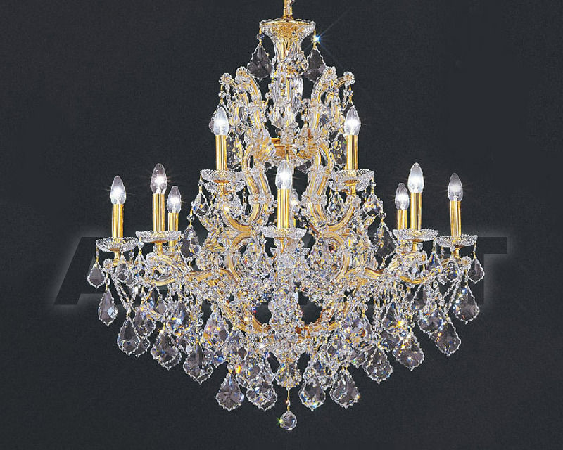 Buy Сhandelier Asfour Crystal Crystal 2013 CH 26/12+1 Gold
