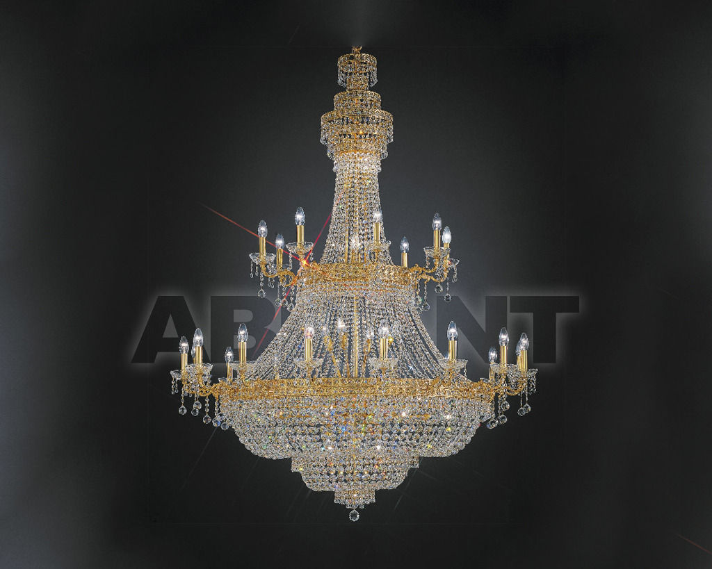 Buy Сhandelier Asfour Crystal Crystal 2013 CH 67612/95/30 Gold Octagons