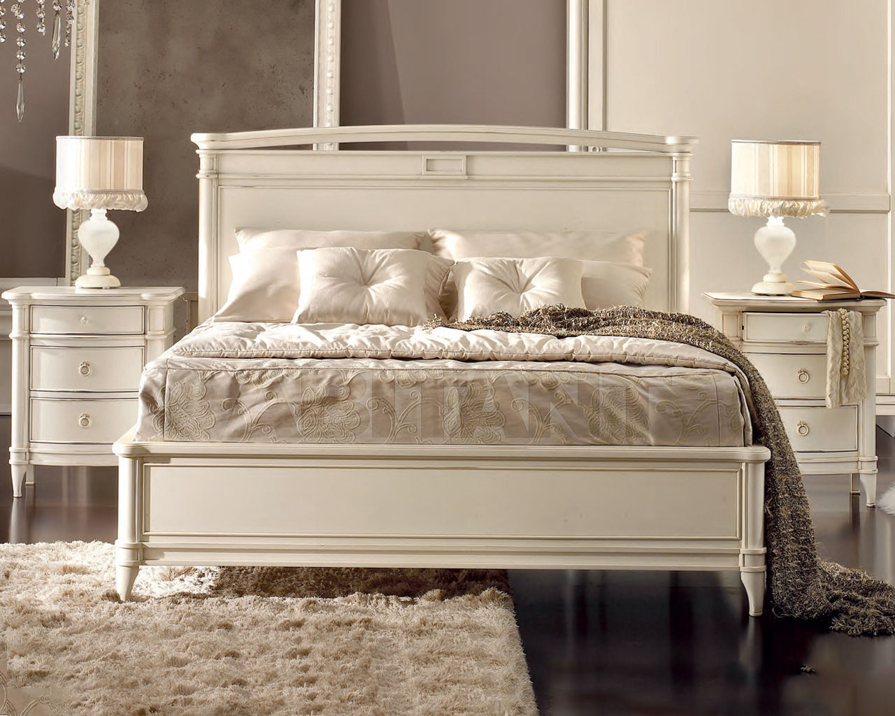 Buy Bed Signorini - Coco & C. Carlotta Laccata 112/L