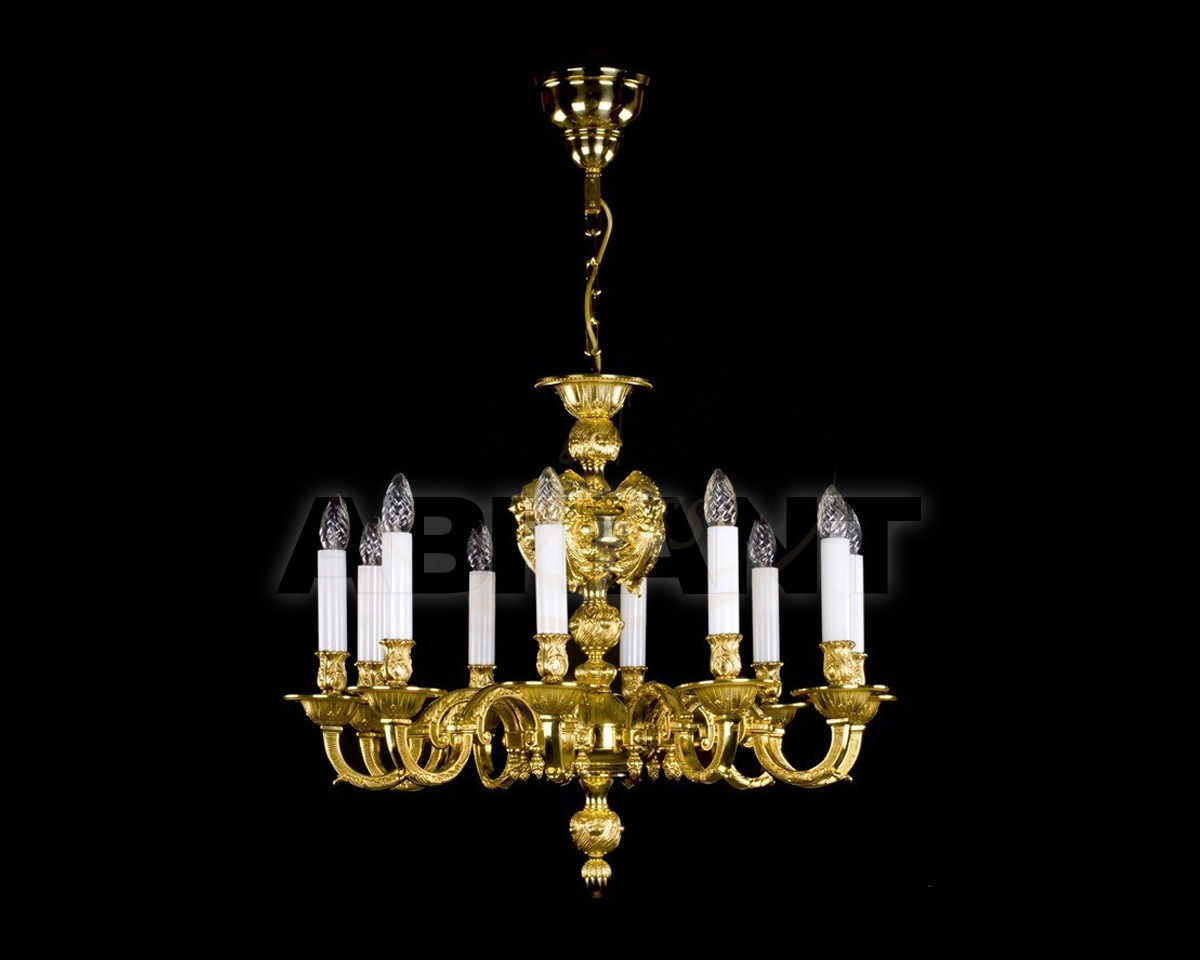 Buy Сhandelier Mona Art Glass 2014 MONA X BRASS ANTIQUE