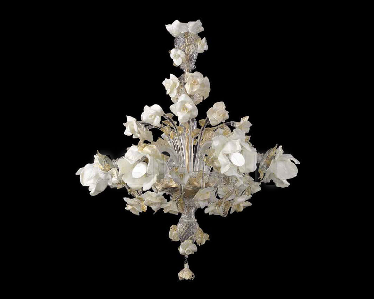Buy Сhandelier Vetreria Aristica ROSA Floreali ROSER