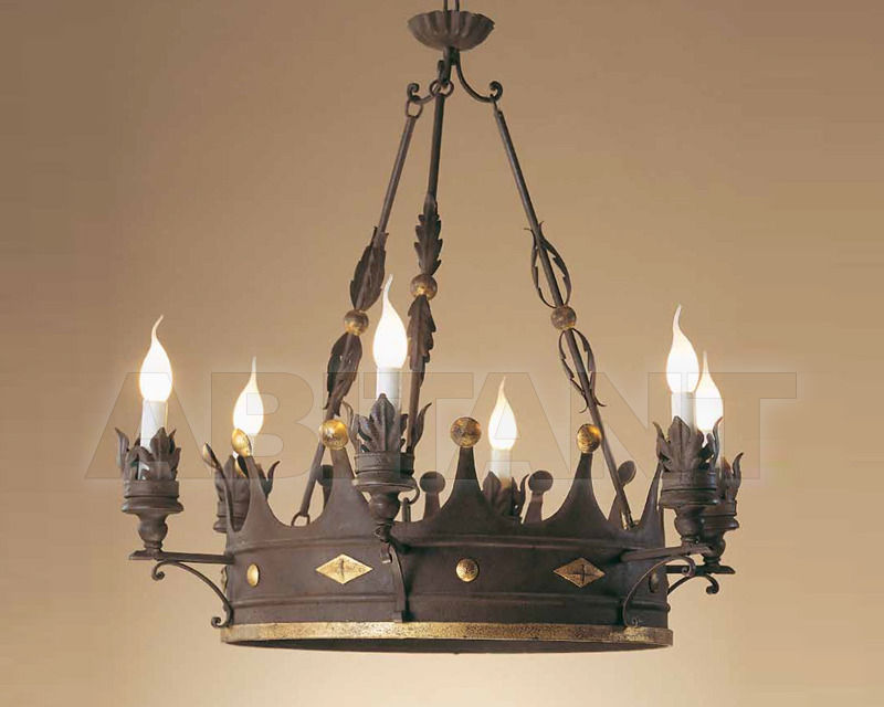 Buy Сhandelier Сorona Effe.Bi Ferro Battuto Artistico s.r.l. Lighting L-213