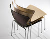 Chair GLOSSY 3D WOOD brown Chair Infiniti Design Indoor GLOSSY 3D WOOD Contemporary / Modern