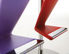 Bar stool ZED STOOL 2 Purple Bar stool Infiniti Design Indoor ZED STOOL 2 Contemporary / Modern