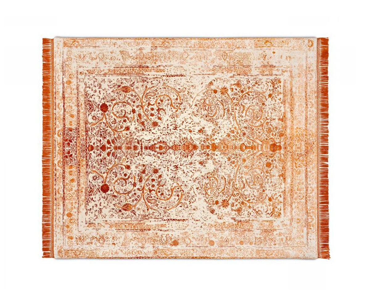 Buy Modern carpet Rug Star Persia/rajasthan Rajasthan No. 09 | Copper | SilkFringes 