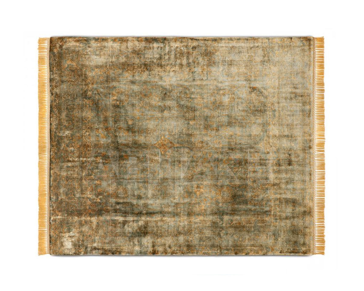 Buy Modern carpet Rug Star Persia/rajasthan Rajasthan Supreme No. 17 | LessObviousGold on GreyGreen 