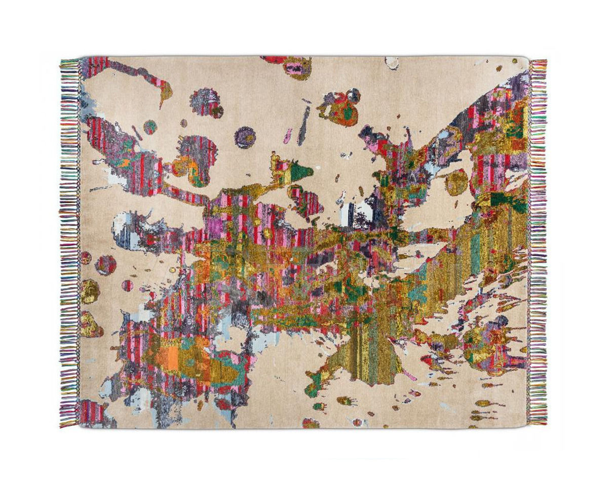 Buy Modern carpet Rug Star The Eco Project ECO Splash No. 5C | 1121 ECO on Doma | SilkFringes 