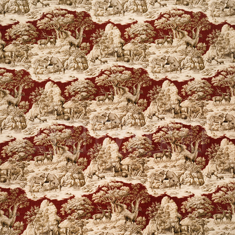 Buy Interior fabric  Texas Ranger Garnet Fabricut Vignettes Vol. X 3858203