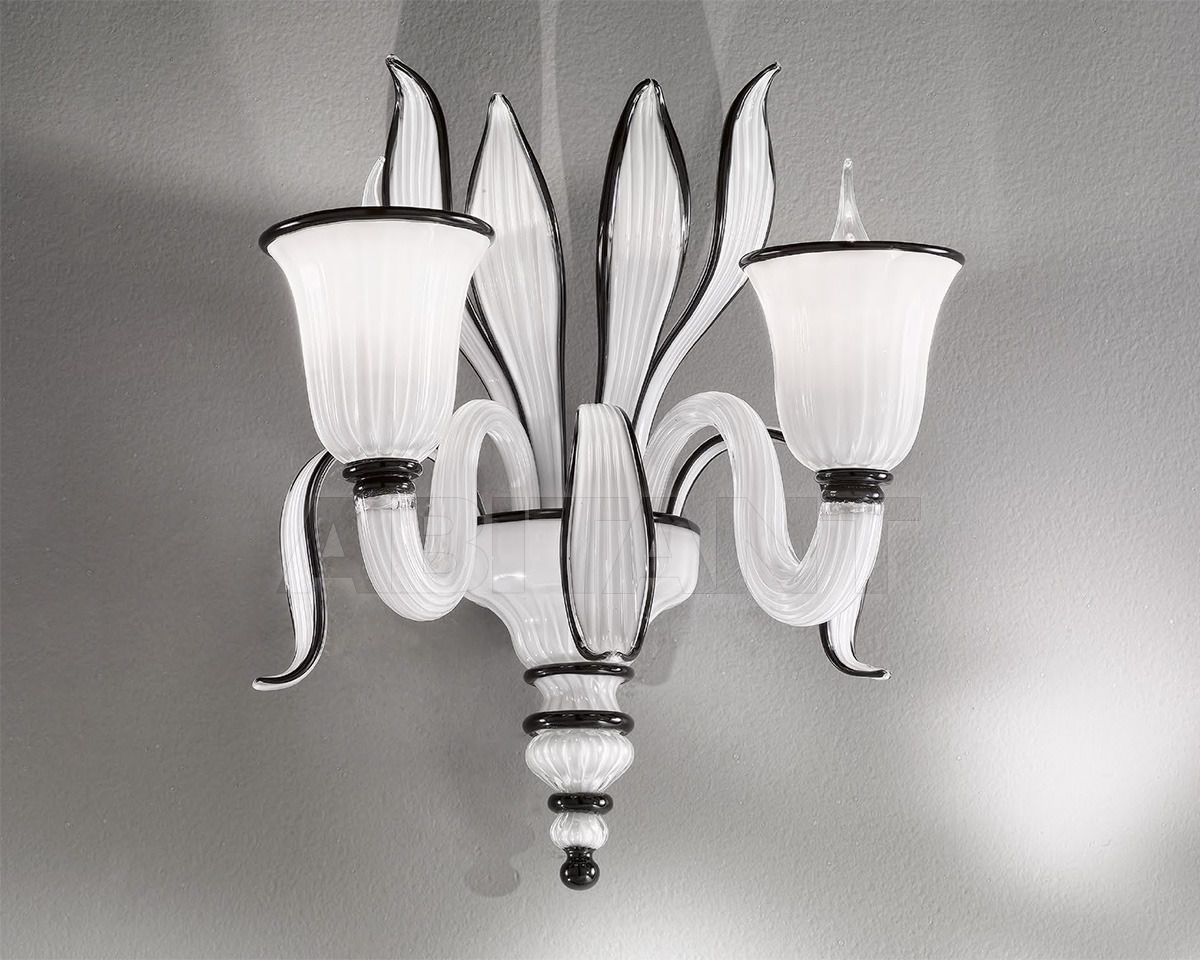 Bracket 1011/A2 CR BIANCO-NERO price on request Buy Bracket OR Illuminazione s.r.l. Murano 1011/A2 CR BIANCO-NERO