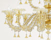 Сhandelier 1014 ORO Glass / Acrylic Сhandelier OR Illuminazione s.r.l. Murano 1014 ORO Classical / Historical