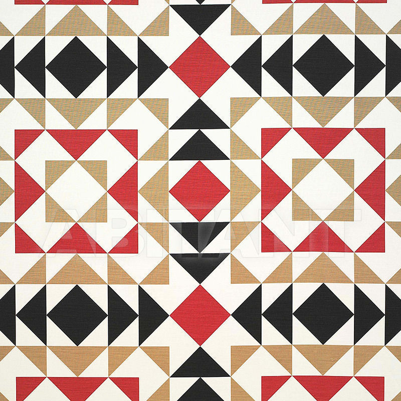 Buy Portiere fabric FEZ Rojo/Negro Gastón y Daniela Lisboa Collection GDT 4896 001